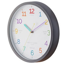 30cm Learn The Time Silent Wall Clock